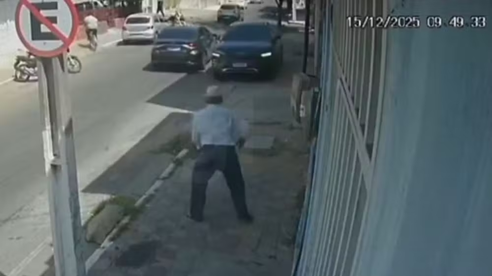 Empresário quase atropela idoso durante fuga de tentativa de assalto em Iguatu; suspeitos são presos