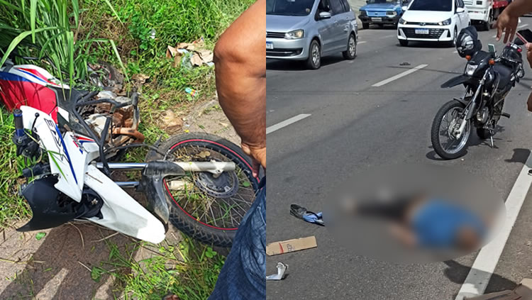 Idoso morre em Juazeiro ao ser atropelado por moto na 10ª morte este ano no trânsito