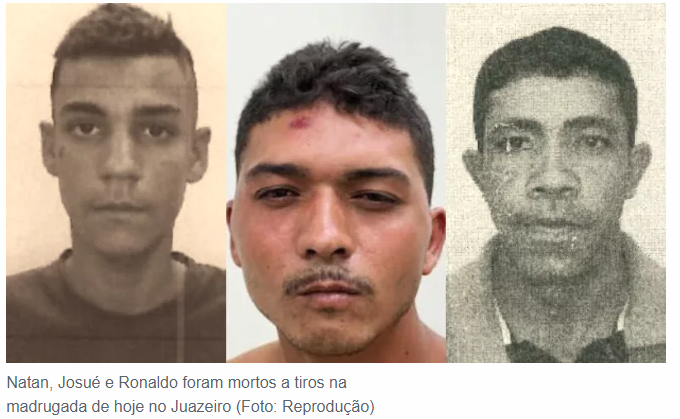 Triplo homicídio em Juazeiro na madrugada deste sábado num posto de combustíveis