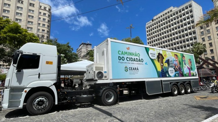 Caminhão do Cidadão inicia rota por cidades do Cariri nesta terça (11); veja quais