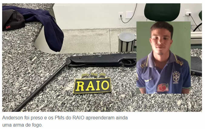 Jovem de 18 anos preso e menor apreendido em Araripe após o homicídio de ontem