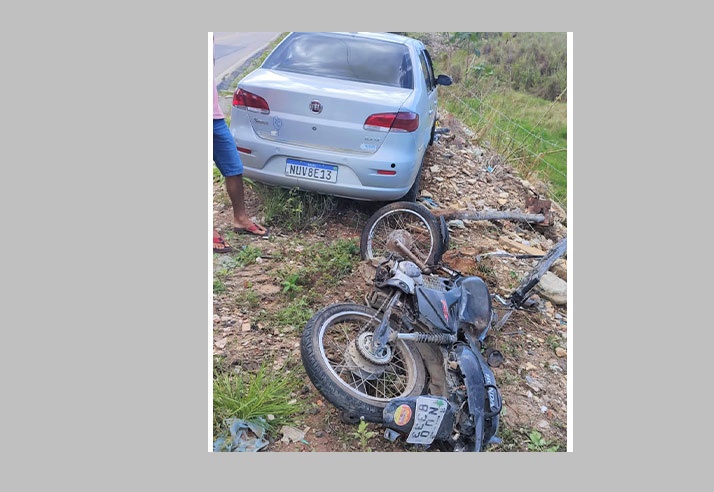 Idoso de 79 anos morre na colisão de motos em Antonina e jovem teve moto abalroada em Nova Olinda