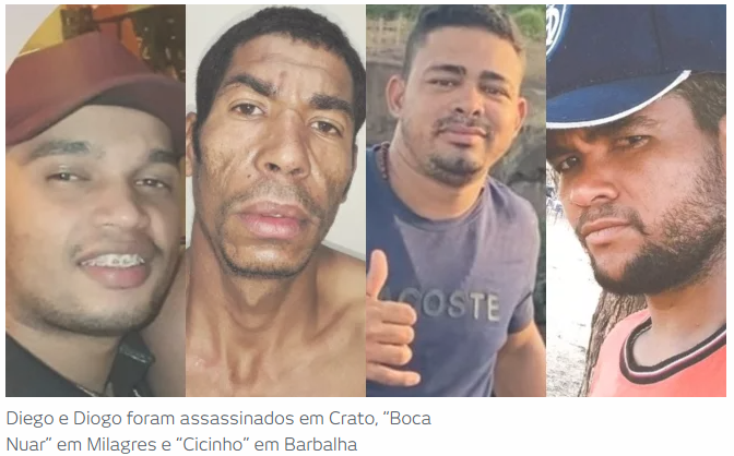 Janeiro teve 30 assassinatos no Cariri e o ano começou 16% mais violento