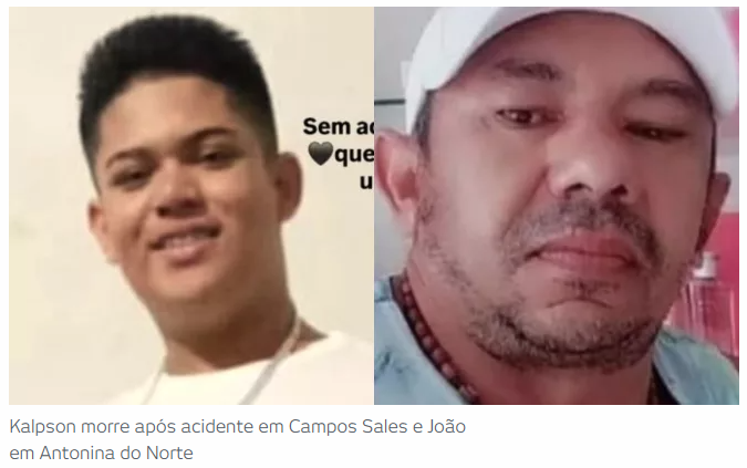 Homem morre após colisão em Campos Sales e outro em Antonina do Norte