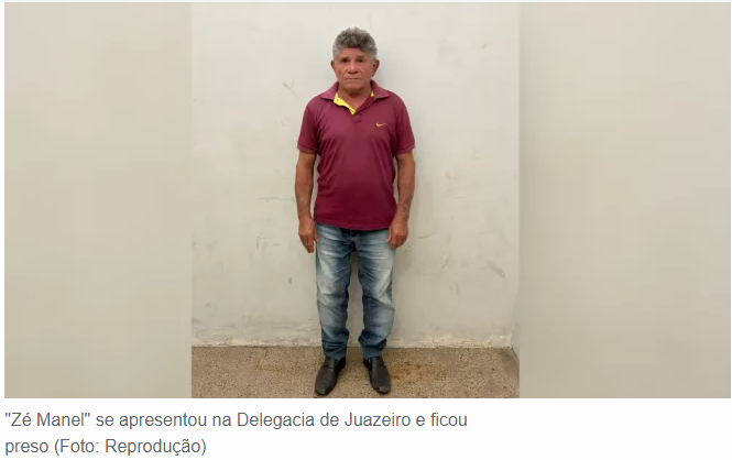 Comerciante preso no Juazeiro quatro dias após matar idoso em Campos Sales por causa de R$ 500,00