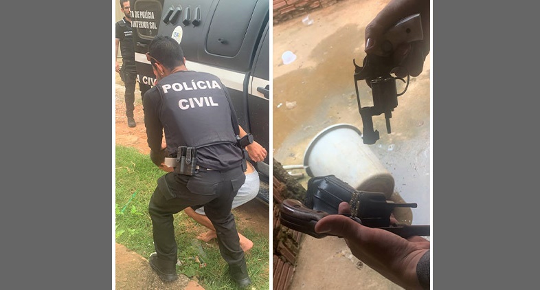 Acusados de duplo homicídio em Crato são presos e um se divertia no Caldas em Barbalha