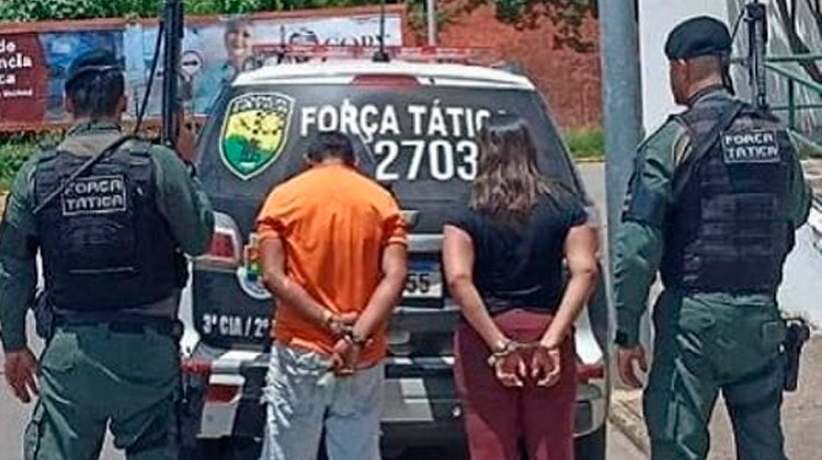 Casal preso em Crato com armas e mais de meio quilo de cocaína e maconha