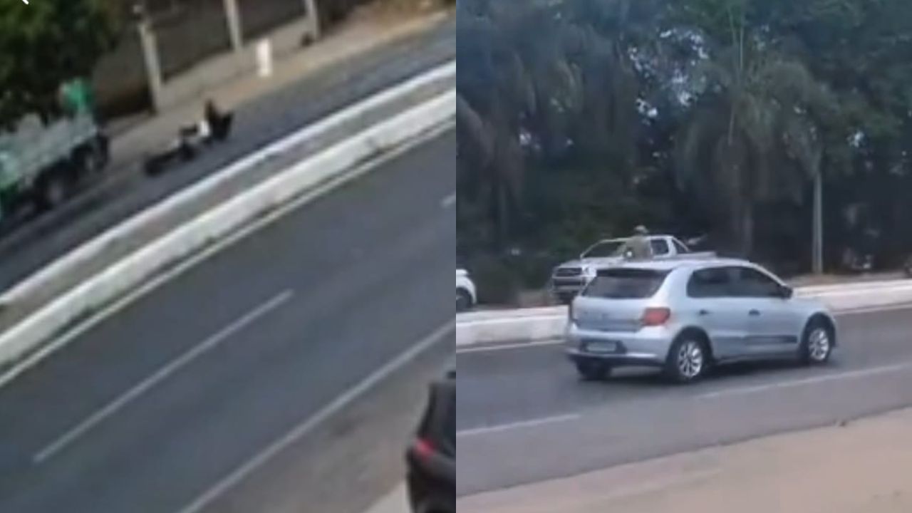 Caminhão derrama óleo e provoca acidentes na Avenida Padre Cícero, em Juazeiro do Norte
