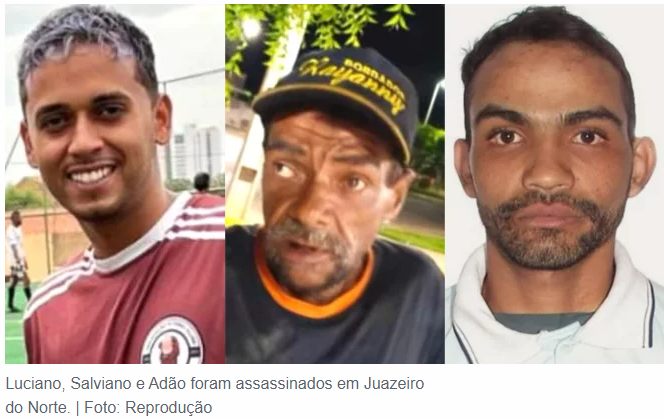 Cinco homicídios no Cariri, uma morte em acidente e outra por afogamento no fim de semana
