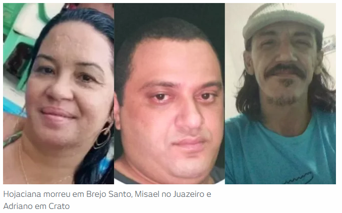 Mulher morre num acidente em Brejo, um entregador no Juazeiro e homicídio em Crato