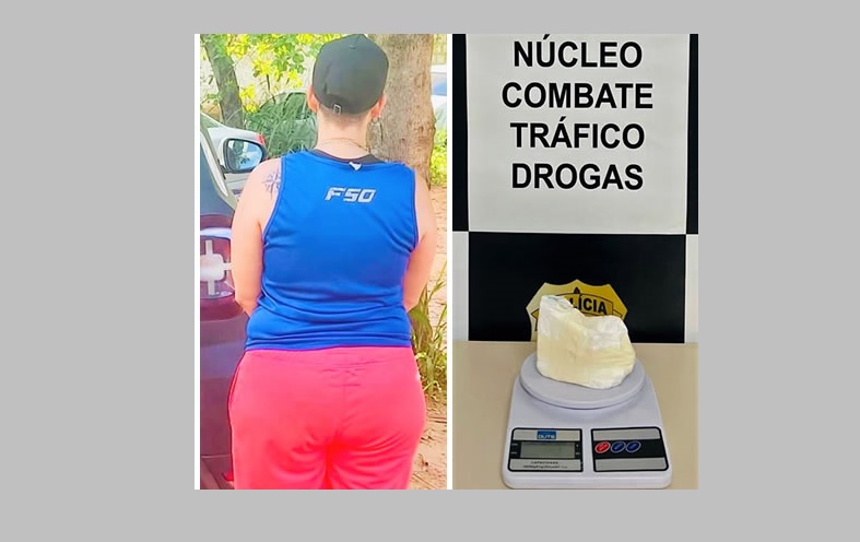 Mulher presa em Barbalha trazendo cocaína para o Cariri numa Topic