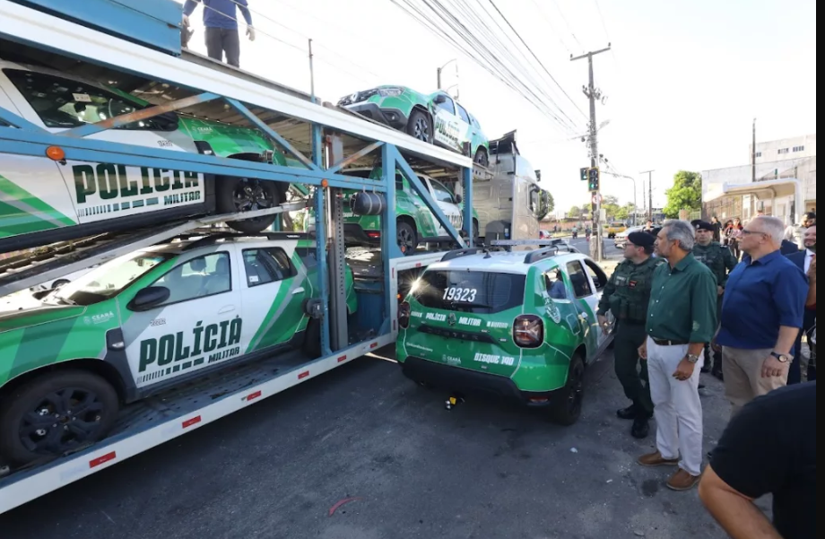 Polícia Militar do Ceará recebe primeiras viaturas semiblindadas; investimento é de quase R$ 25 milhões