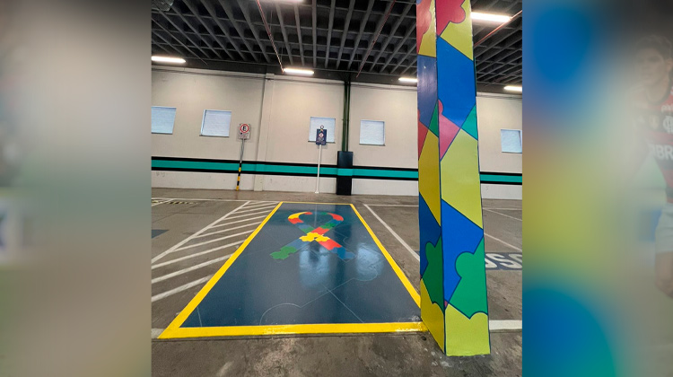 Cariri Shopping inaugura vaga especial para pessoas com autismo