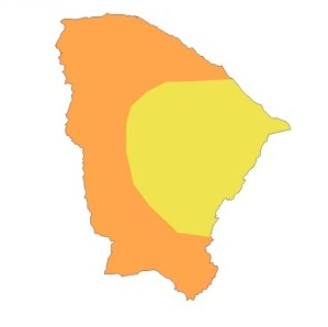 Região do Cariri está sob risco médio para ocorrência de chuvas intensas