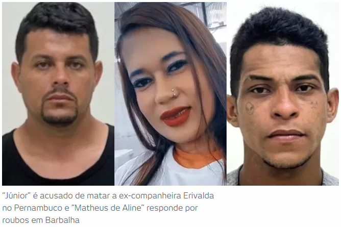 Polícia Civil prende em Brejo Santo acusado de matar a ex e, em Barbalha, jovem acusado de roubos