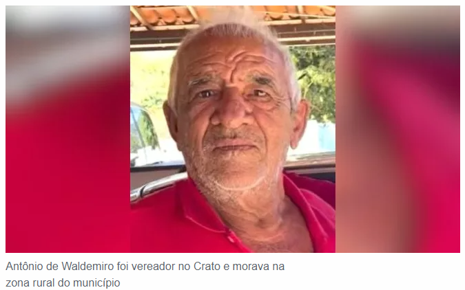 Ex-vereador em Crato e uma criança de 8 anos morreram após grave acidente